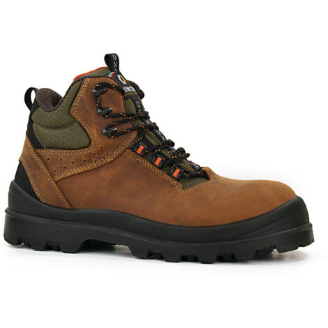 Chaussures de sécurité hautes Aral S3 SRC en cuir gras pleine fleur taille 42 - OVER TEAK SRL