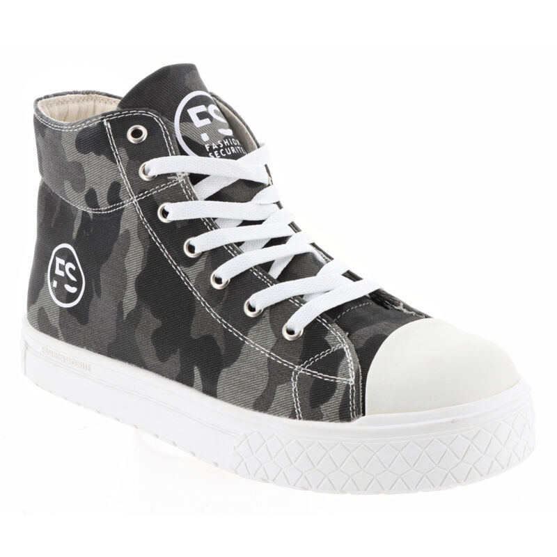 Chaussures de Sécurité Hautes - Camouflage, Semelles Antidérapantes Blanches - Fashion Security - Confort et Style - 48