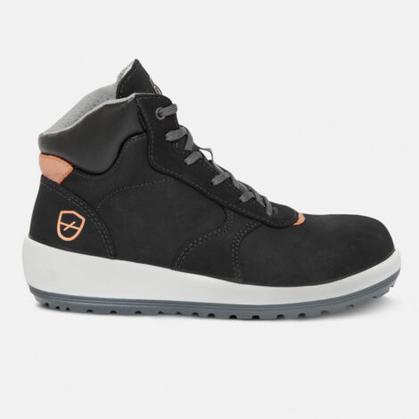 Chaussures de sécurité hautes femme BRIANA GRIS ANTHRACITE S3