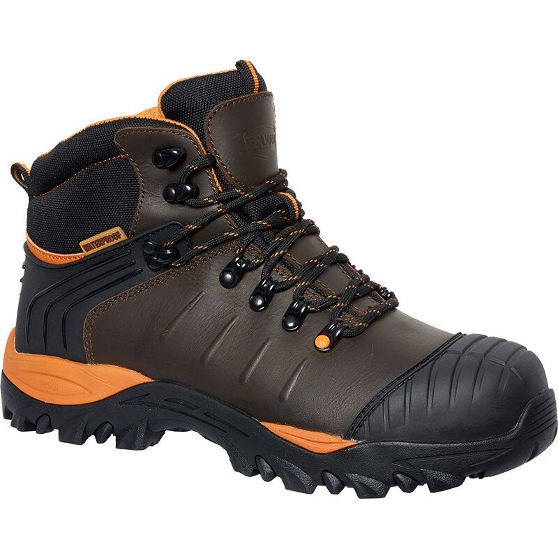 Chaussures de sécurité hautes marron montana S3 hi ci src wr Solidur MONTA-44