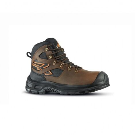 Chaussures de sécurité hautes MONTANA UK s ESD S3S CI FO SR marron-noir U.POWER - Pointure: 42