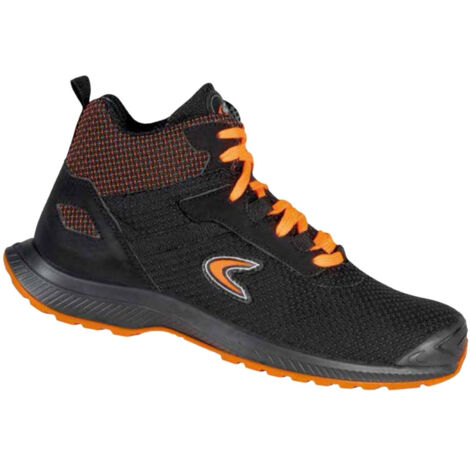 Chaussures de sécurité hautes Rushing S3 SRC noir/orange pointure 44 - COFRA