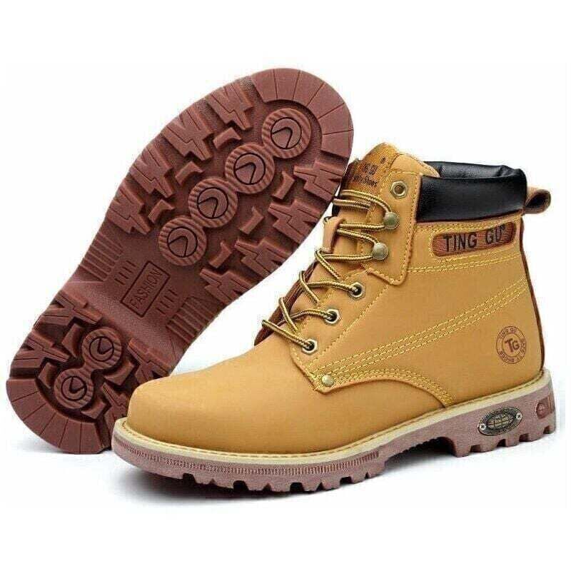 Chaussures de sécurité hautes S3 Powerplant -Les chaussures de sécurité montantes avec embouts en acier sont légères et respirantes - Jaune - 44