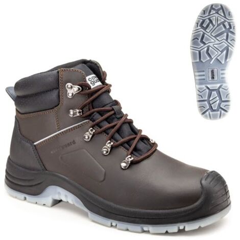 CHAUSSURES DE SÉCURITÉ HAUTES - STONE S3 MARRON - CoverGuard