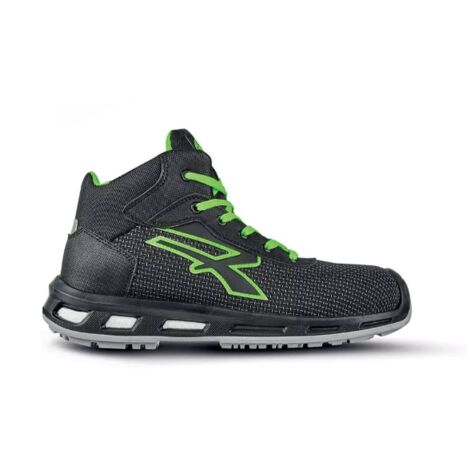 Chaussures de sécurité hautes VENTURA S3 SRC CI ESD - Noir/Vert 46