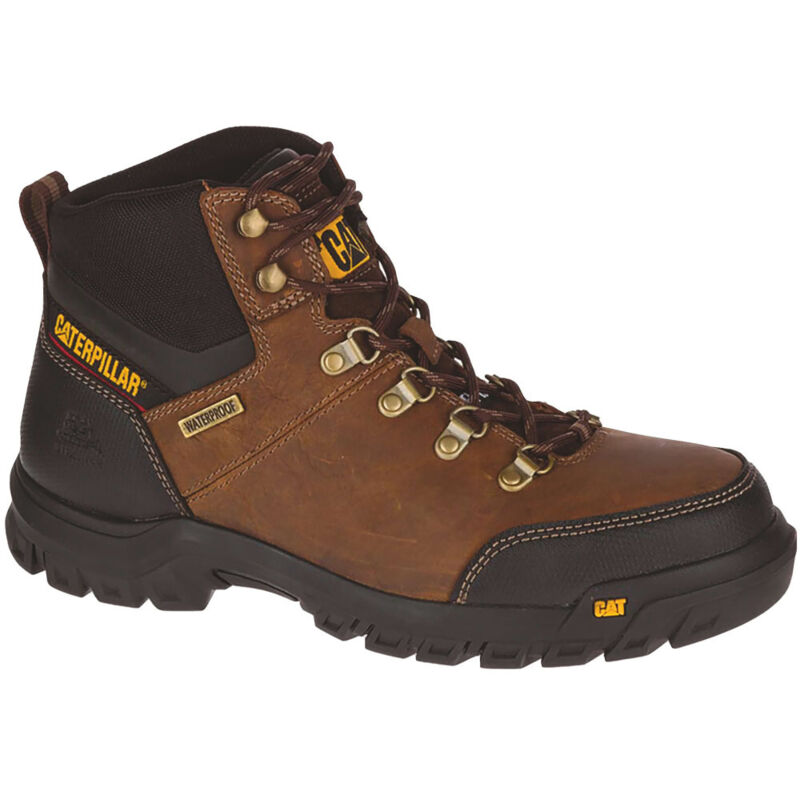 Chaussures de sécurité hautes waterproof S3 Caterpillar framework Marron 43