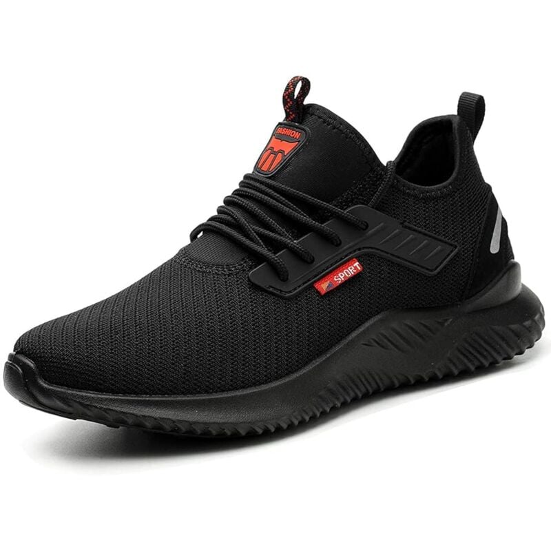 Chaussures de Sécurité Homme Femme Legere Baskets de Sécurité Chaussure de Travail Embout Protection Acier Chaussure de Chantier Antidérapantes,41