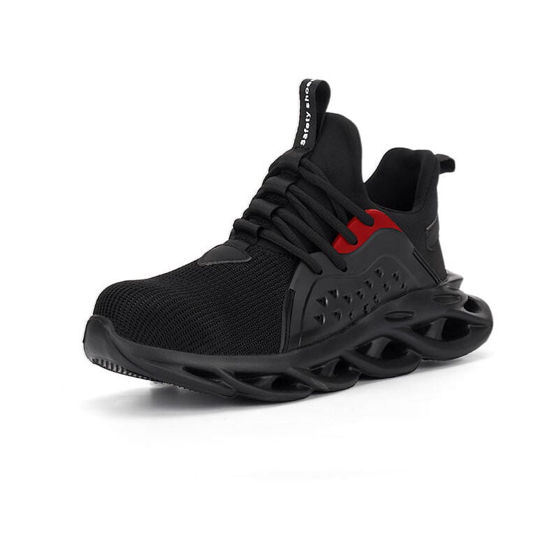 Denuotop - Chaussures De Sécurité Homme Femmes Embout Acier Protection Chaussures de Travail Anti-Perforation Confortable Léger Respirante Baskets de