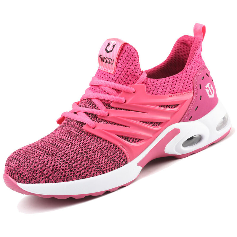 Chaussures de Sécurité Hommes Femme Basket de Securite Chaussures de Travail Chaussure de Chantier Embout Acier Chaussure Sécurité couleur rose