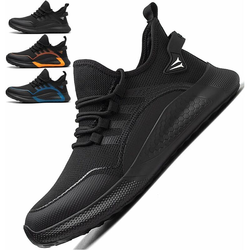 Chaussures De Sécurité Hommes Femmes Avec Capuchon D'orteil En Acier - Entraîneurs De Sécurité Confortables Légers Smash Et Ponction De Chaussures De