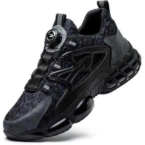 Chaussures de Sécurité Hommes Femmes Basket Légère Respirante Travail Antidérapante avec Embout en Acier 36-46 EU