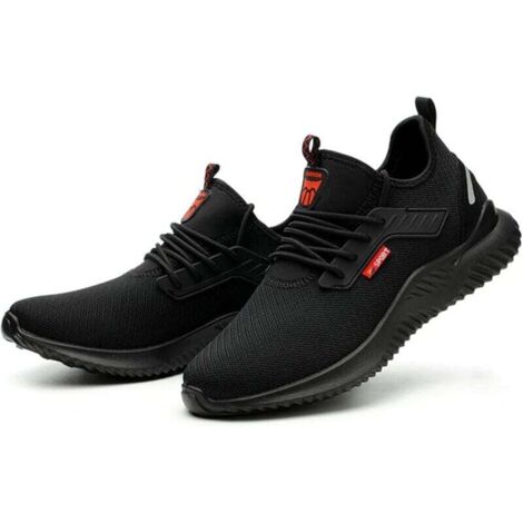 Chaussures de Sécurité Hommes Femmes Légère Basket Securite Confortable Antidérapante Chaussures de Travail Respirantes-43