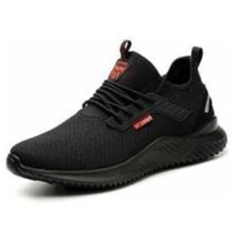 Chaussures de Securité Légère Chaussure de Chantier Protection Embout en Acier Respirantes Antidérapantes Baskets de Sécurité Chaussures de Travail Homme Femme Unisexe 40 Eu