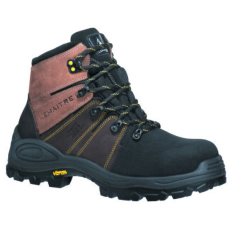 Chaussures de sécurité haute trek brun, taille 42, S3 src, membrane vibram Lemaitre