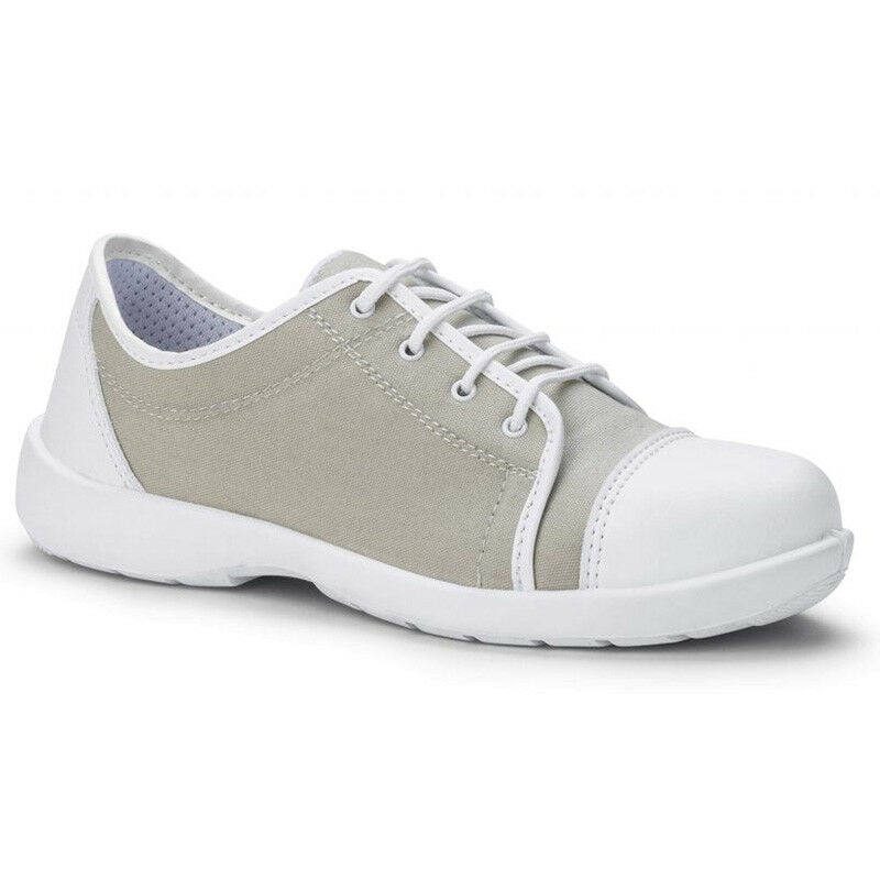 Chaussures de sécurité en toile femme S1P S24 Loane 8952 - Déstockage - Gris clair - 35 - Gris clair