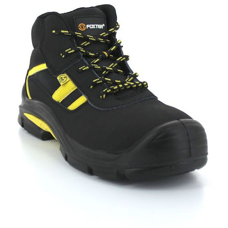 Reis BRYES-T-S1_43 Yes Chaussures de sécurité Noir/jaune Taille 43 