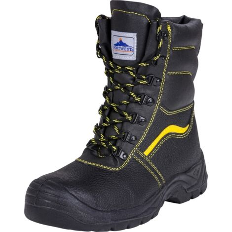 Chaussures de sécurité Montantes Portwest S3 Brodequin fourrées Steelite Noir 44