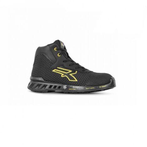 Chaussures de sécurité montantes U-Power Joe S3 SRC CI ESD - 47 (EU) - Negro /Amarillo