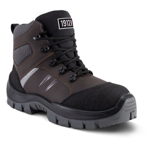 CHAUSSURES DE SECURITE NOIR HOT CUMIN GASTON MILLE BTP CONSTRUCTION S3L AN HI CI FO LG SR - PHMA3 43