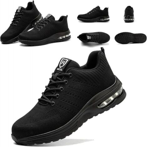 Chaussures de sécurité pour hommes et femmes, chaussures de sport de sécurité légères, confortables, antidérapantes, anti-écrasement et anti-perforation, 43