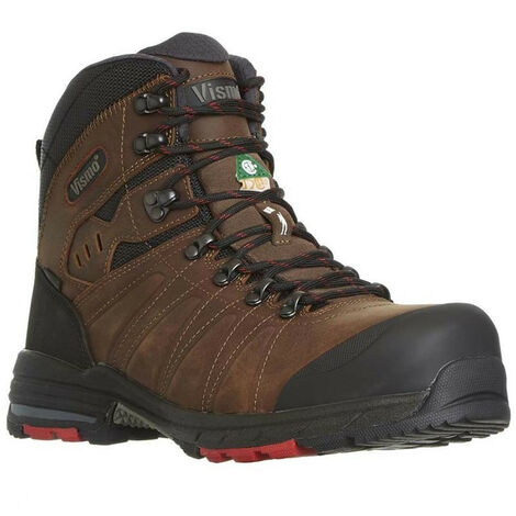 Chaussures de sécurité S3 VISMO Boulder EC95 - Marron foncé - 45