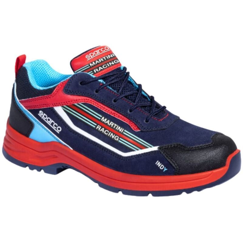 07537MR Indy Sanremo esd S3S sr Chaussure de sécurité Bleu/Rouge 41 - Sparco