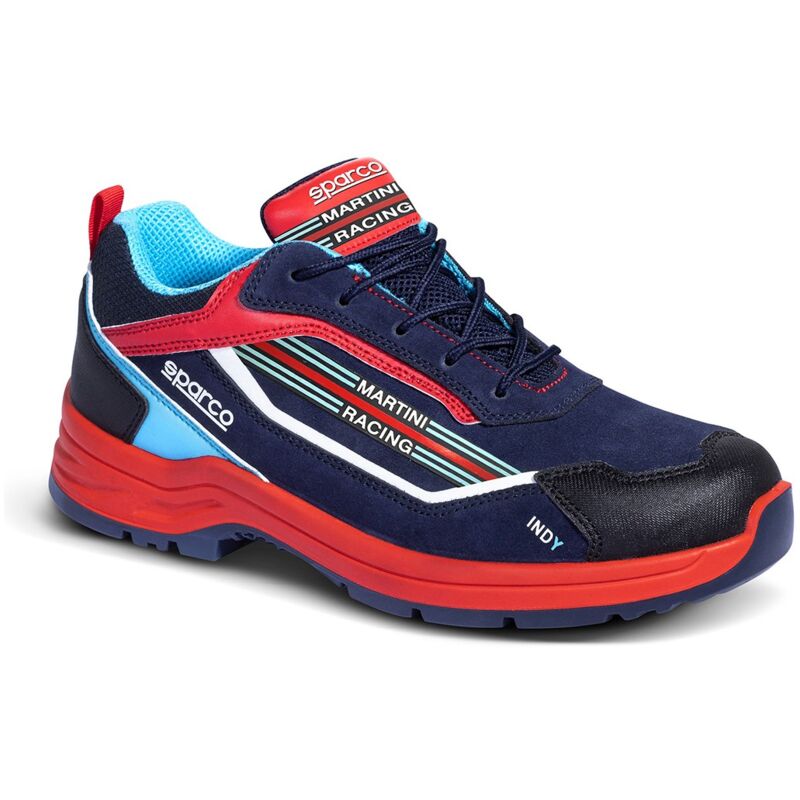 Sparco - Chaussures de sécurité indy martini racing sanremo esd S3S sr lg (bleu/rouge)