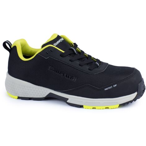 Chaussures de sécurité Starter Yellow S1P, S1P SRC, T44 Unisexe, Noir, Jaune ( Prix pour 1 paire )