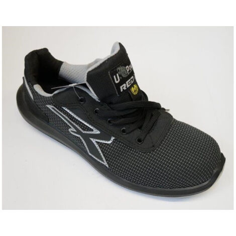 Chaussures de securite taille 44 basses noires et grises à lacets SCUDO U Power