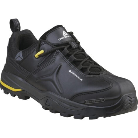 Chaussures de sécurité TW302 S3 SRC, S3 A SRC, T43 Homme, Noir, Jaune, antistatiques ( Prix pour 1 paire )
