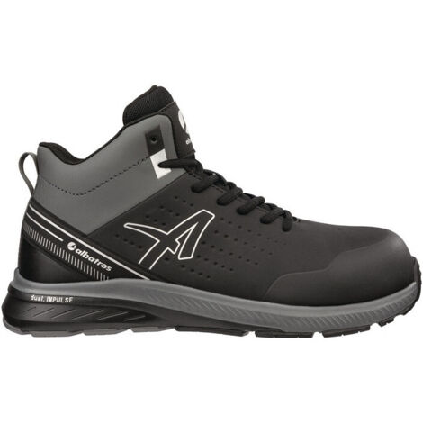 Chaussures de sécurité Vigor 2 Impulse Noir Mid taille 46 gris S3S EN ISO 20345:2022