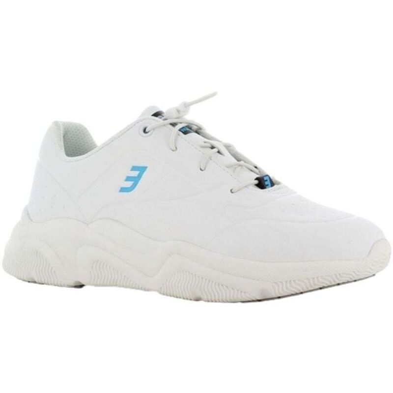 Chaussures de sécurité basses antidérapantes Safety Jogger Champ O2, blanches, pointure 43