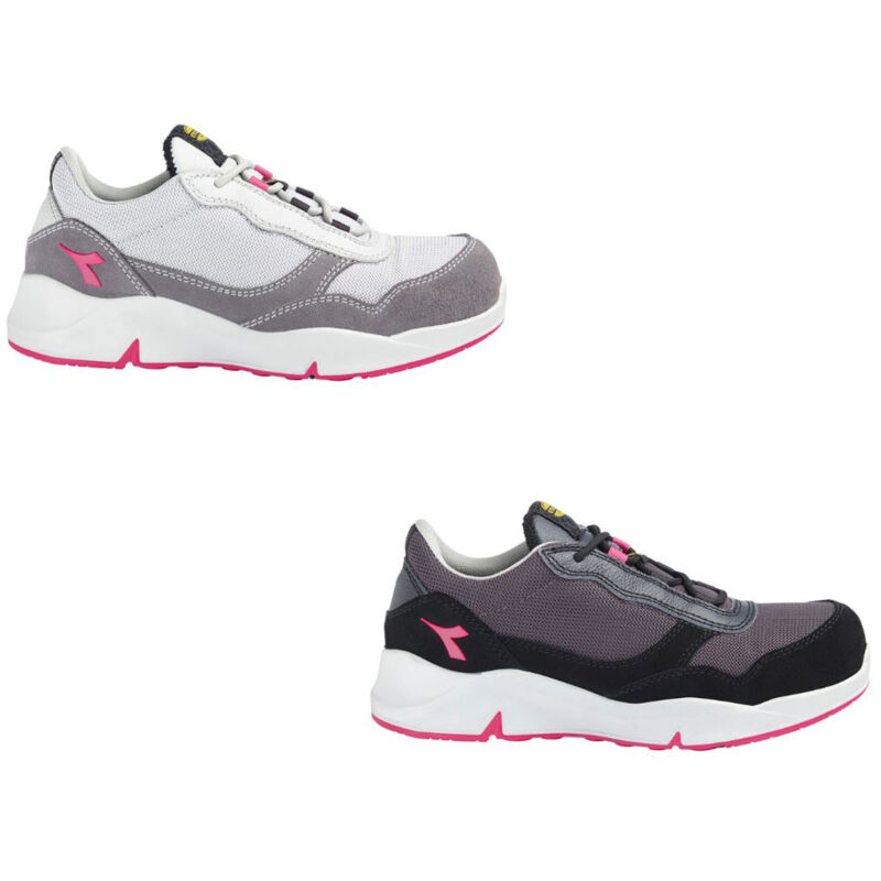 Chaussures de sécurité basses Femme ahtena text S1PL fo sr esd - Gris Violet/Rose 39