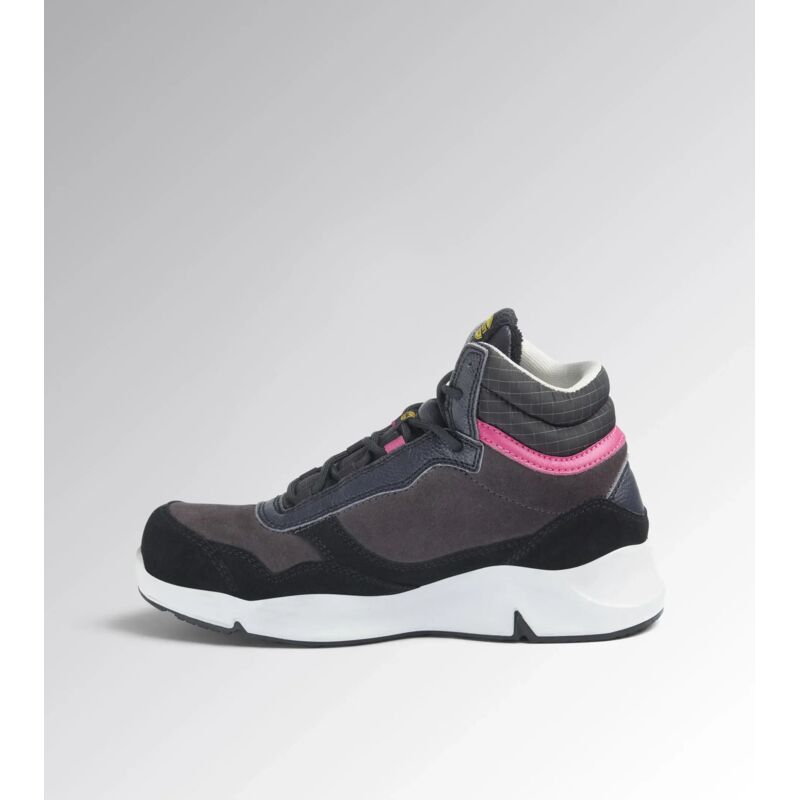 Chaussure de travail femme haute Diadora utility athena mid S3L fo sr esd gris ROSE-179901D0458 38