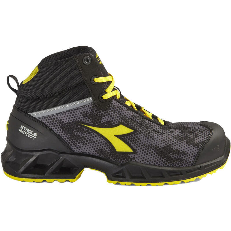 Chaussures de sécurité Diadora Shark Stable Impact Mid S3 src esd - 48 (eu) - Gris / noir