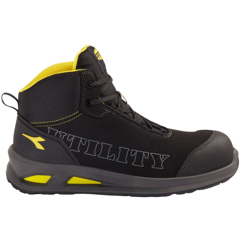 Chaussures de sécurité montantes Diadora Smart Softbox Mid S3L fo sr esd - 39 (eu) - Noir - Noir