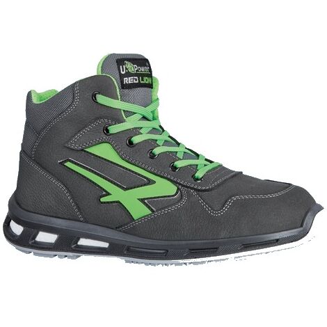 U-POWER Chaussures de sécurité hautes HUMMER ESD S3 CI SRC - Gris/Vert 43