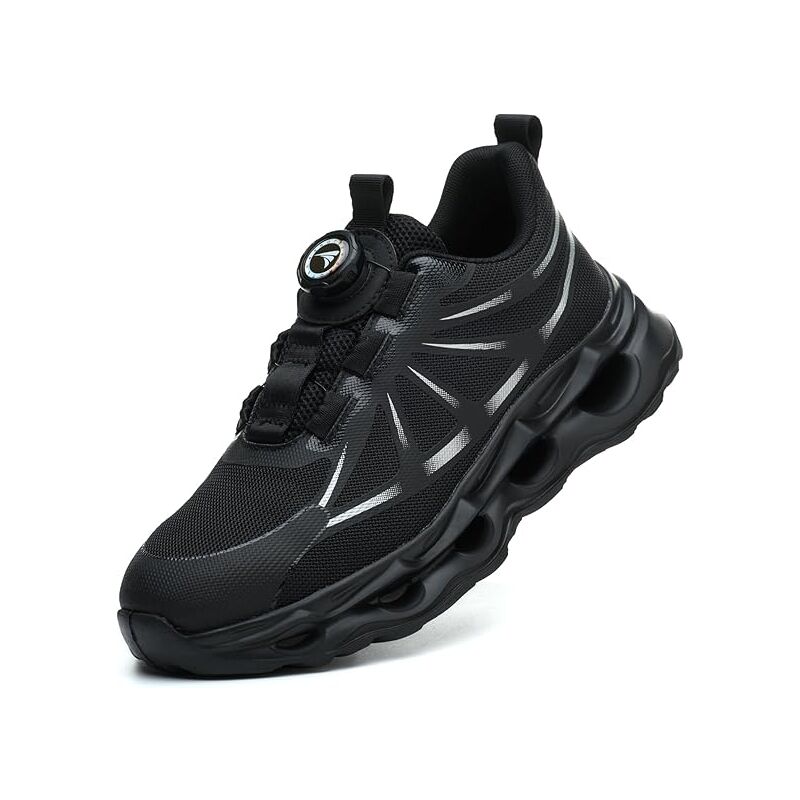 Chaussures de travail Hommes Femmes Chaussures de sécurité avec embout en acier Chaussures légères avec embout en acier Chaussures de protection avec