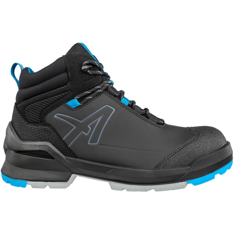 Chaussures de travail montantes Albatros Taraval Black/Blue Mid S3L esd fo sr - 49 (eu)