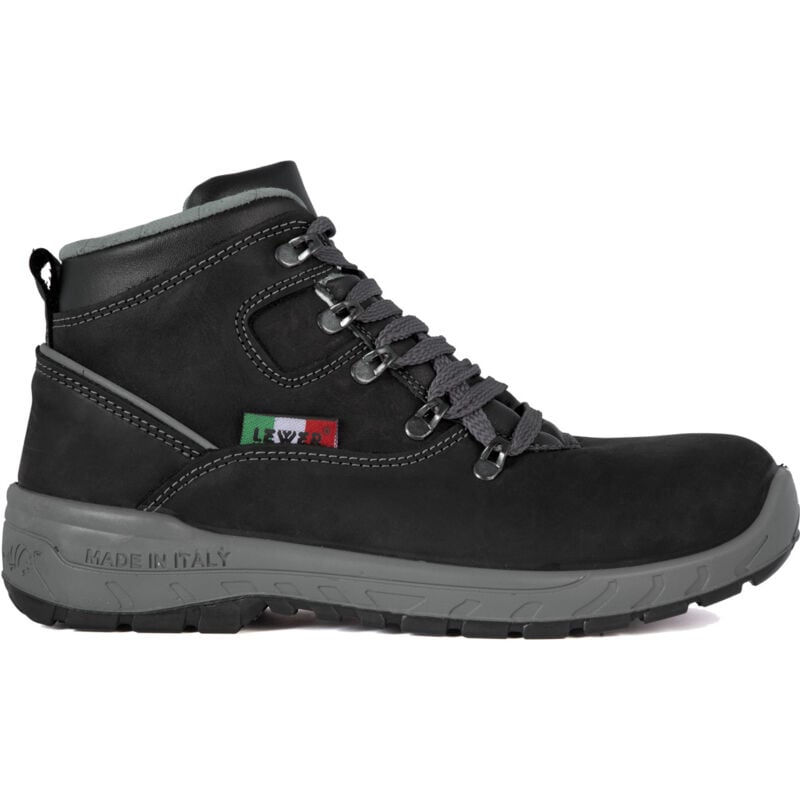 Chaussures de travail montantes Lewer Paestum 1704 S3 ci - 45 (eu) - Schwarze