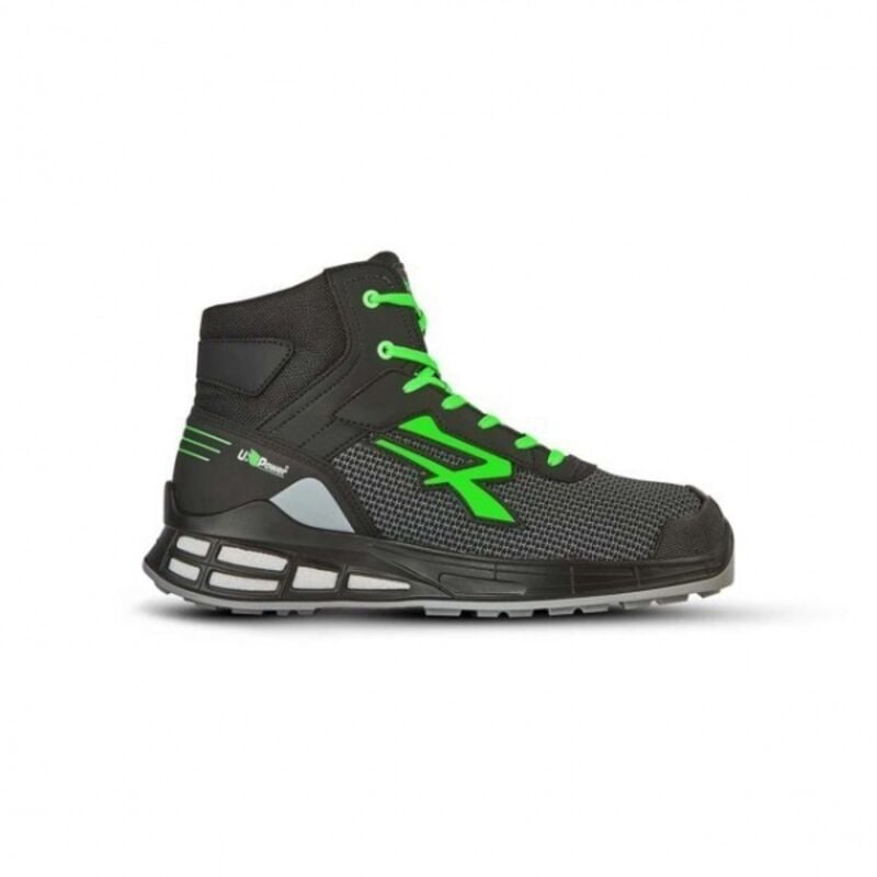 Chaussures de sécurité hautes barret S3 src ci esd - Noir/Vert 44