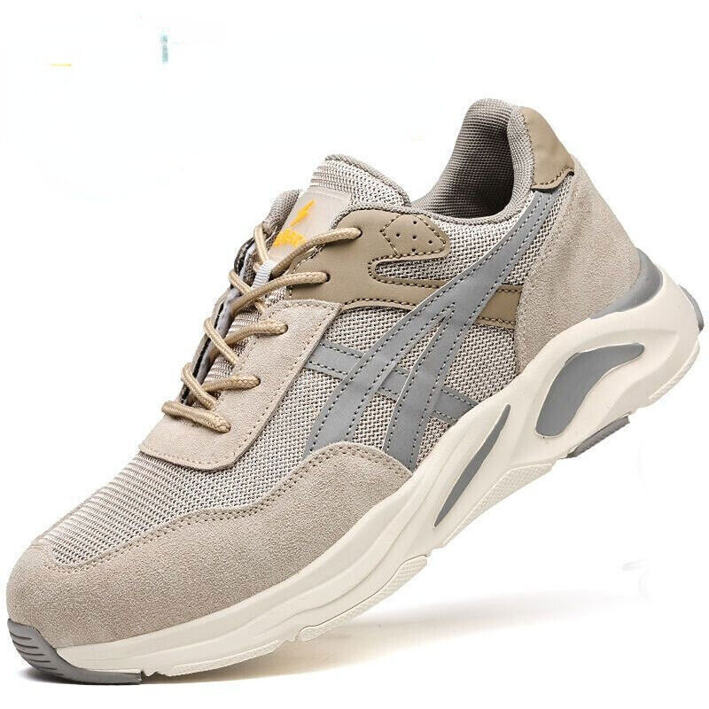 Chaussures de travail pour hommes et femmes, chaussures de sécurité légères et respirantes à capuchon en acier-39