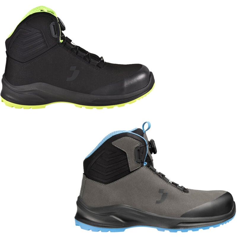 Chaussures de travail végétaliennes Safety Jogger Modulo Mid S3S boa esd ci fo sc sr - 44 (eu) - Schwarze