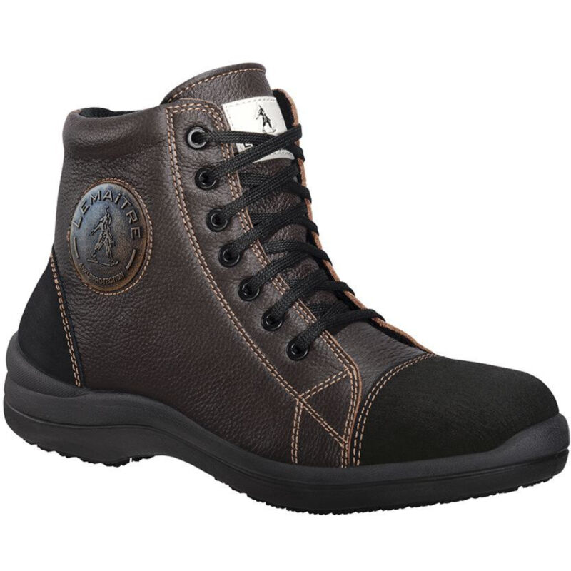 Chaussures de sécurité hautes femme LIBERTY HAUT S3 CI SRC Marron/Noir 38