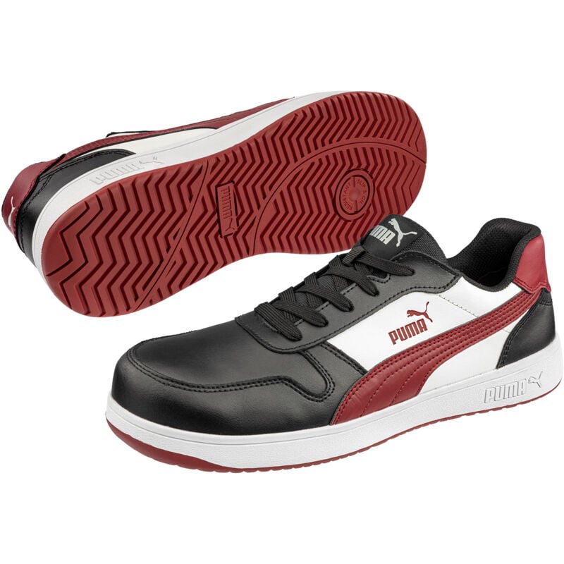 Chaussure de travail Frontcourt p 41 bas noir/blanc/rouge S3L Puma 640202