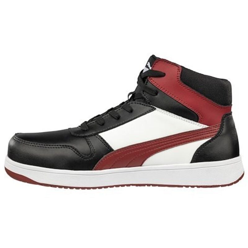 Chaussure Sécurité Frontcourt Blk/Wht/Red Mid S3L Esd Fo Hro T44 Puma