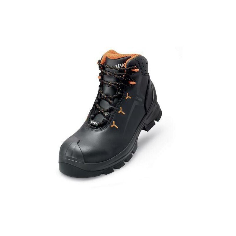 2 macsole® 6523245 antistatique (esd) Chaussures montantes de sécurité S3 Pointure (eu): 45 noir, orange 1 paire(s) Q300232 - Uvex