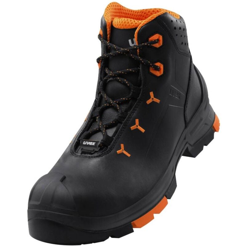 2 6503245 Chaussures montantes de sécurité S3 Pointure (eu): 45 noir, orange 1 paire(s) - Uvex