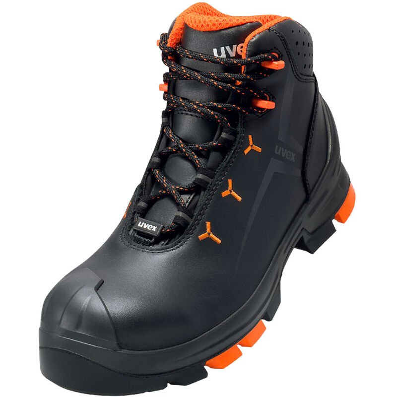 2 6503242 Chaussures montantes de sécurité S3 Pointure (eu): 42 noir, orange 1 paire(s) W971111 - Uvex