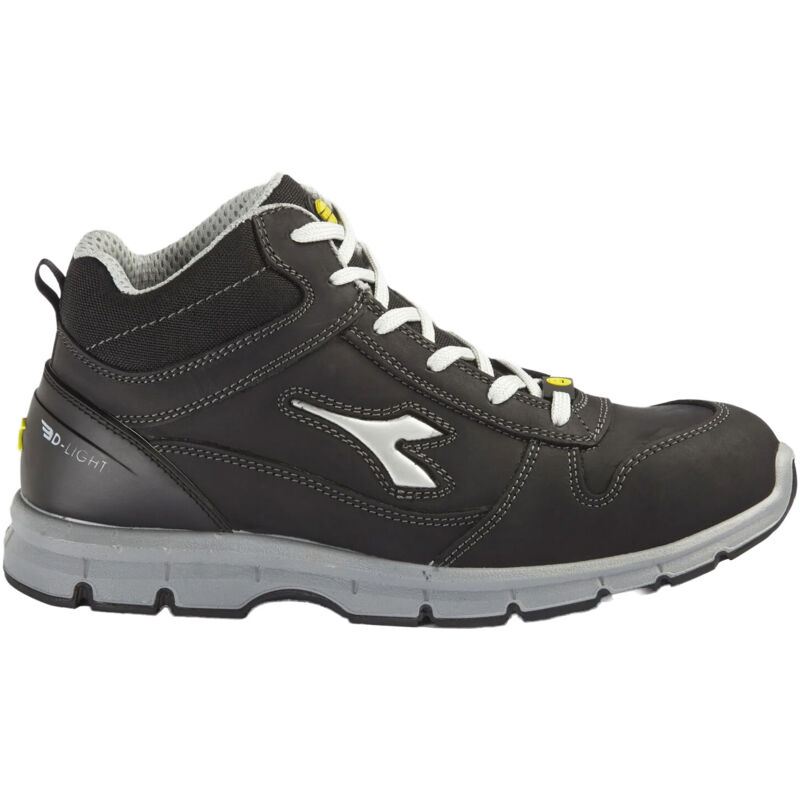 Chaussure de sécurité montante noire Diadora utility run mid S3S fo sr esd - 18115580013 42